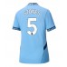 Manchester City John Stones #5 Hjemmedrakt Dame 2024-25 Korte ermer